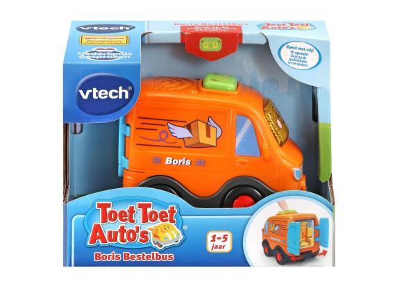 VTech Toet Toet Auto's Boris Bestelbus - Interactief Kinderspeelgoed - Speelgoed Auto - Licht- en Geluidseffecten - Cadeau - Speelgoed 1 Jaar tot 5 Jaar