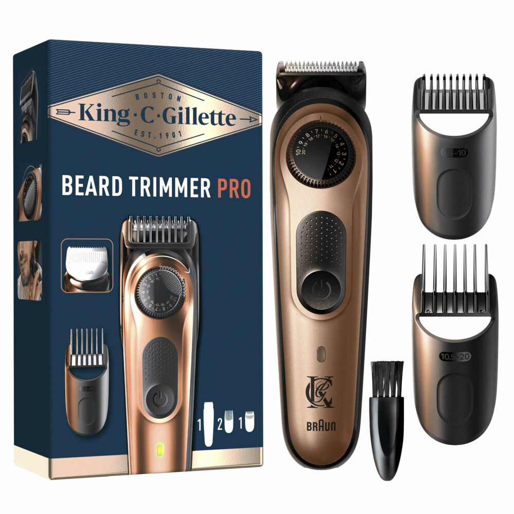 3x King C. Gillette Baardtrimmer Pro