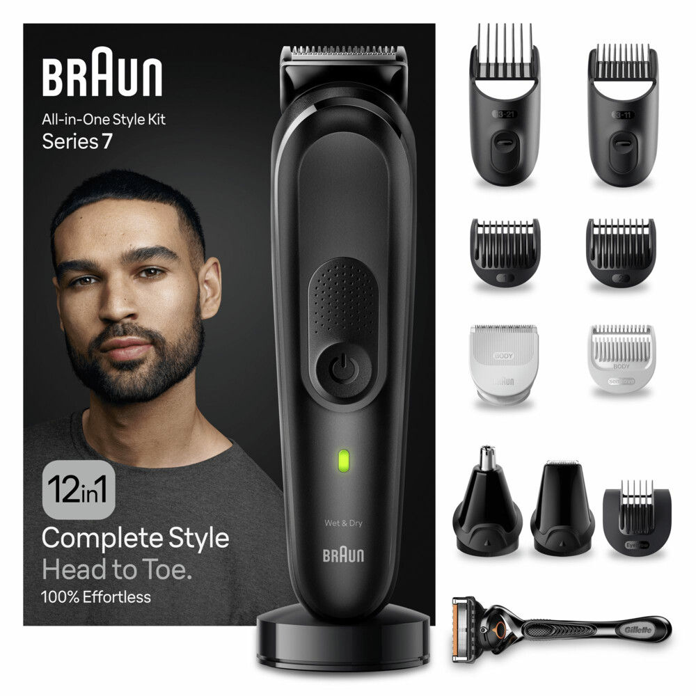 3x Braun All-In-One Multigroomer Series 7 - MGK7460