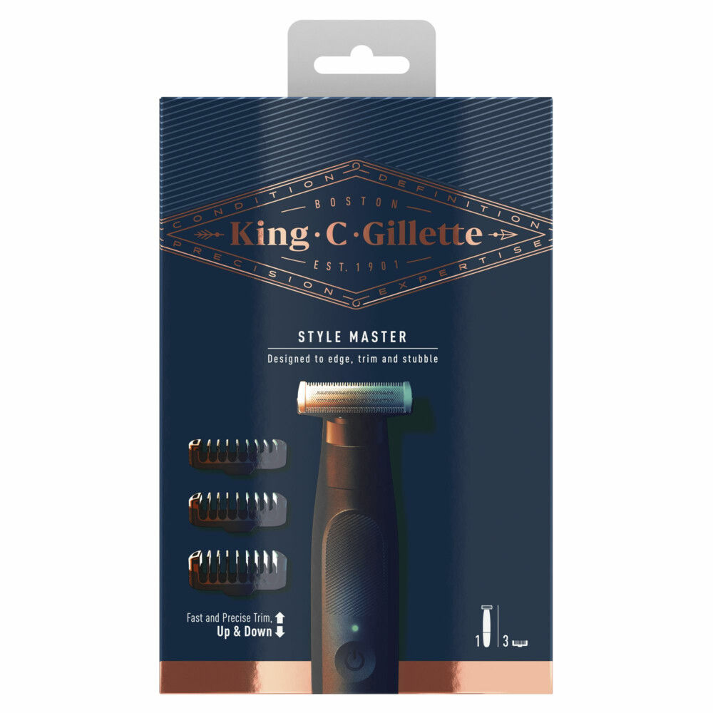 King C. Gillette Style Master Stoppelbaardtrimmer 1 set