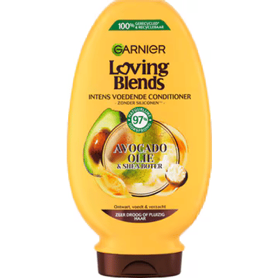 Garnier Loving Blends Avocado Olie & Shea Boter - Zeer Droog of Pluizig Haar Conditioner 250 ml