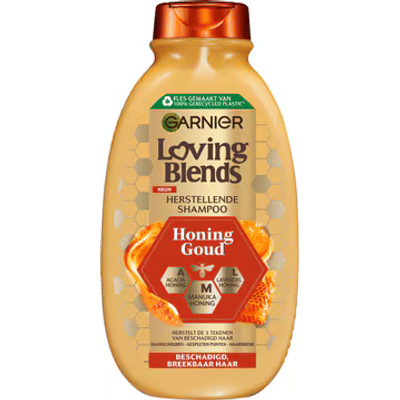 Garnier Loving Blends Honing Goud - Beschadigd of Breekbaar Haar - Shampoo 300 ml