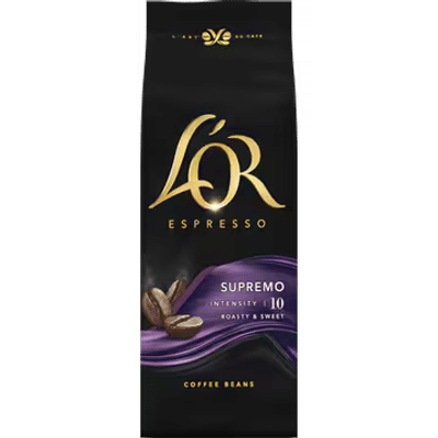 L'OR Espresso Supremo Roasty & Sweet Coffee Beans 500 g