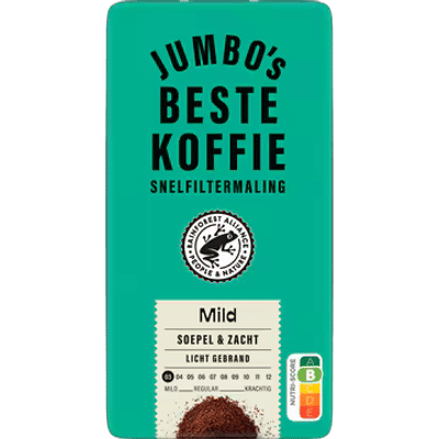Jumbo's Beste Koffie Snelfiltermaling Mild 250 g