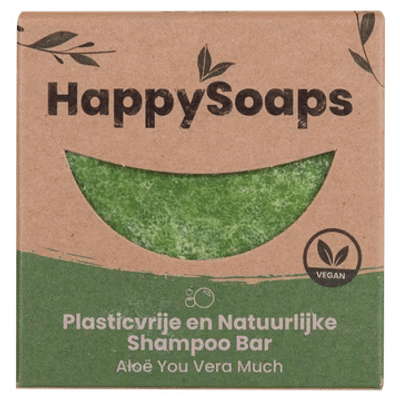 HappySoaps - Shampoo Bar - Aloë You Vera Much - 70 ml