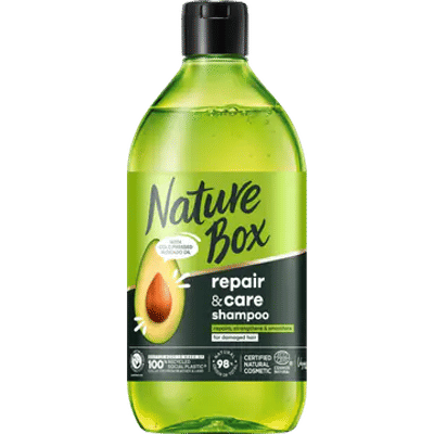 Nature Box - Shampoo - Strength - With Cold Pressed Olive Oil - 385ml