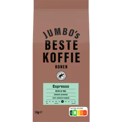 Jumbo's Beste Koffiebonen Espresso 1kg