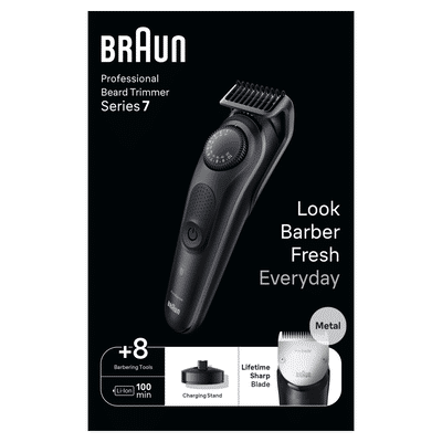 Braun Baardtrimmer - Series 7 - BT7440 - Trimmer Met Kapperstools en 100 Minuten Gebruiksduur