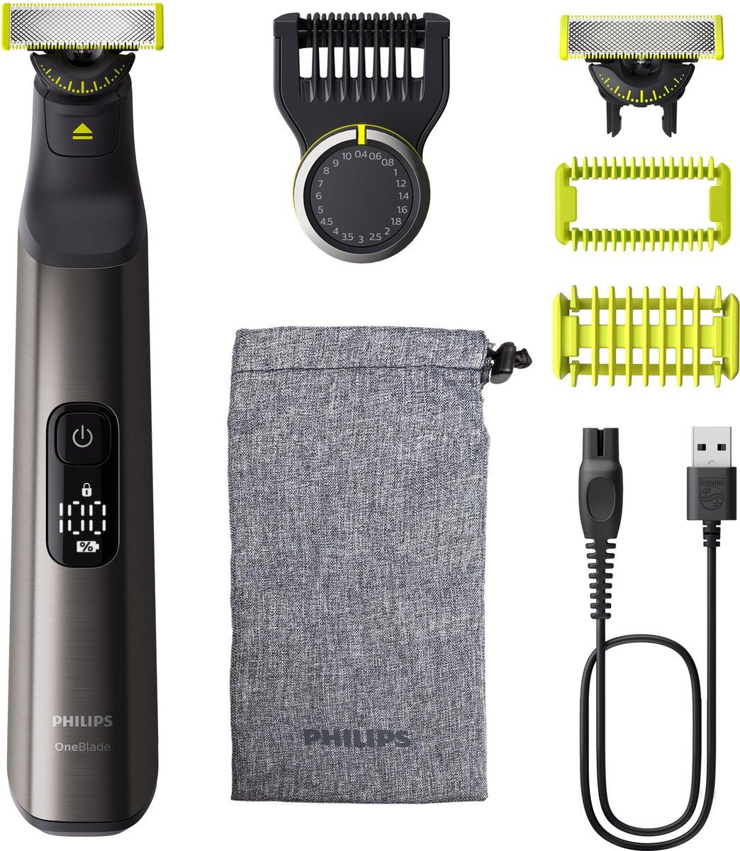 Philips OneBlade Pro 360 QP6552/30 Face & Body Zilver