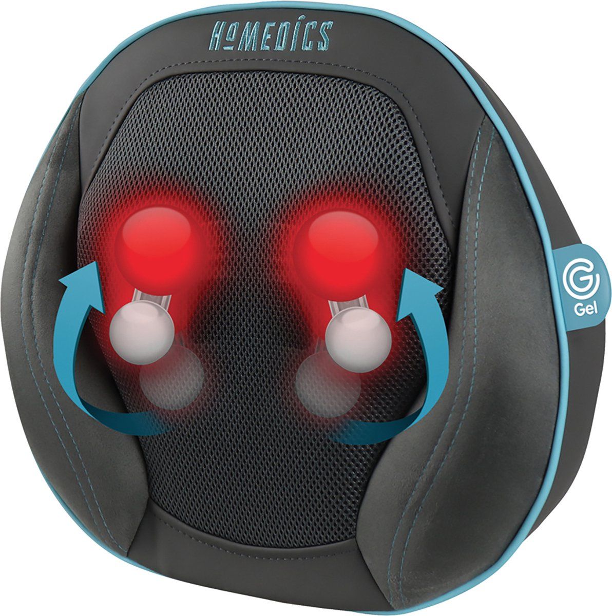 HoMedics SGP1100H Gel Massagekussen met Warmte - Shiatsu Massage