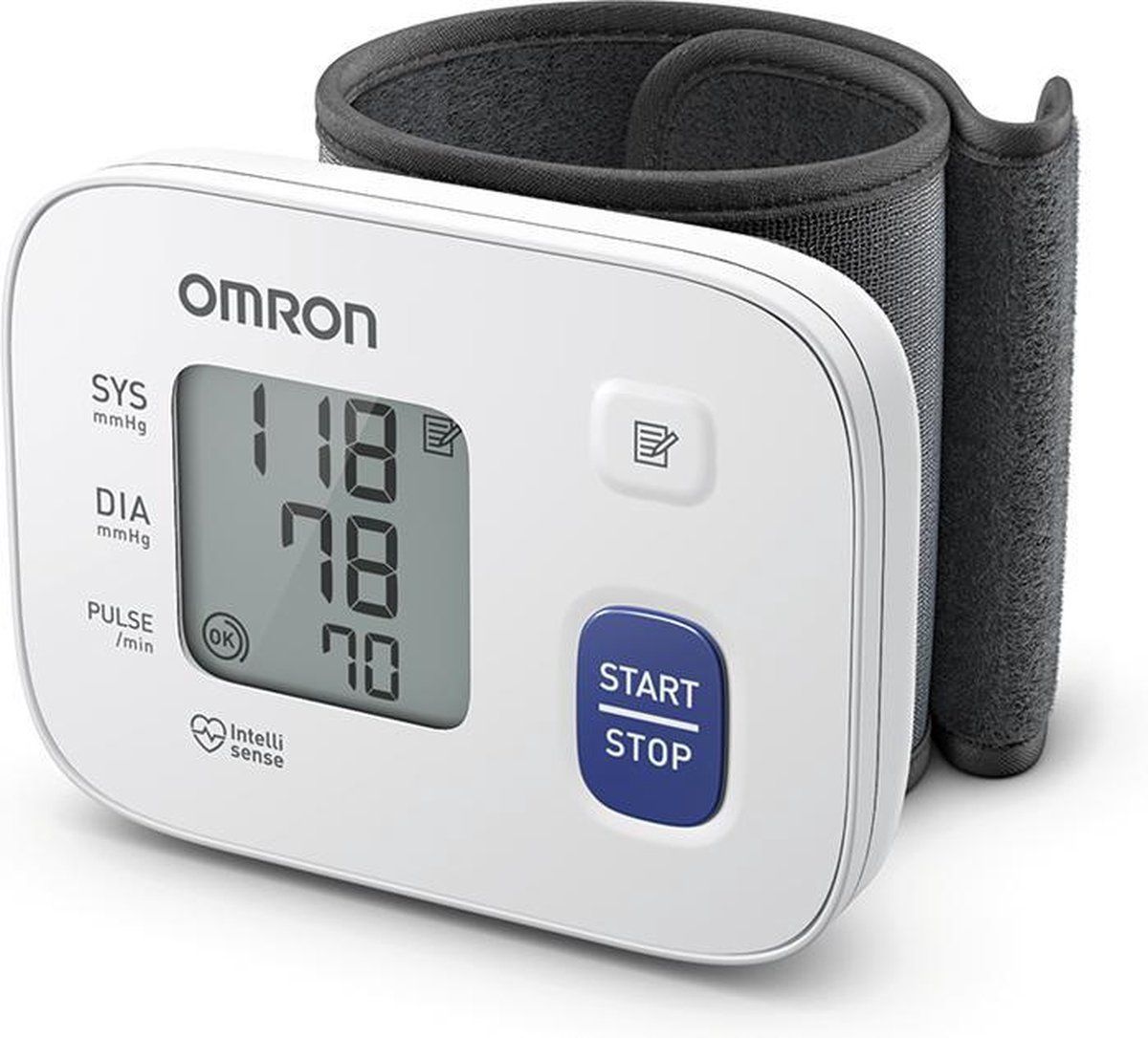 OMRON RS1 Bloeddrukmeter Pols - Blood Pressure Monitor met Hartslagmeter – Onregelmatige Hartslag - Klinisch Gevalideerde Polsbloeddrukmeter - 13,5 tot 21,5 cm Manchet – 5 jaar Garantie