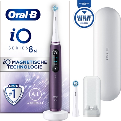 Oral-B iO 8N Elektrische Tandenborstel - Violet