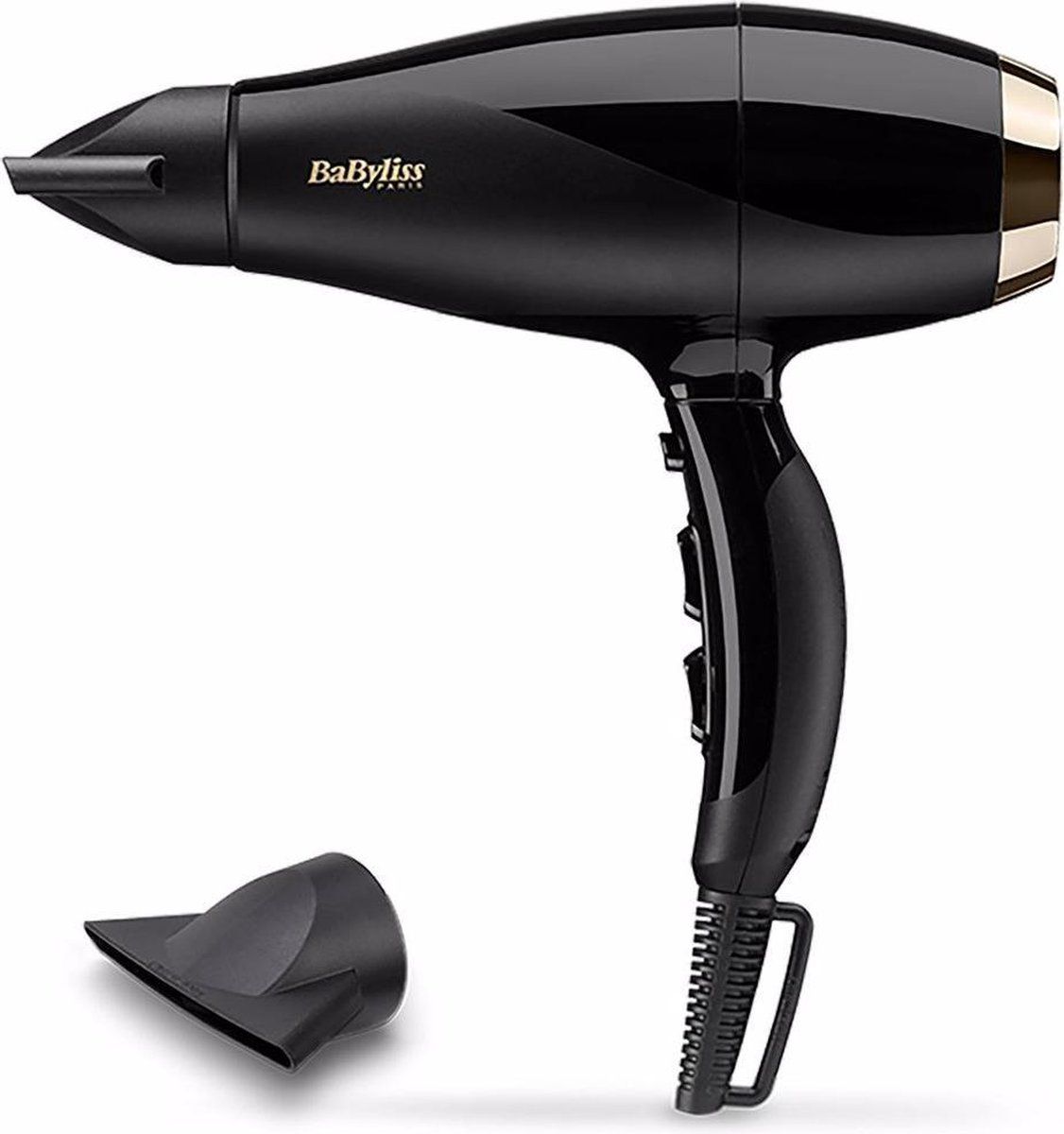 BaByliss Super Pro 2300 Föhn 6714E - Ionische anti-pluis functie - Krachtig 2300 Watt - 2 Blaasmonden