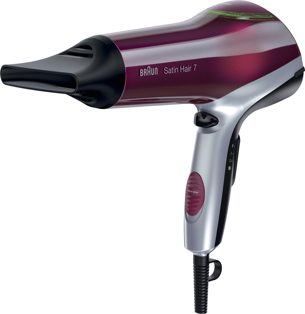 Braun Satin Hair 7 Color Shaver BRHD770E Föhn - 2200W - Coolshot - Haardroger inclusief diffuser