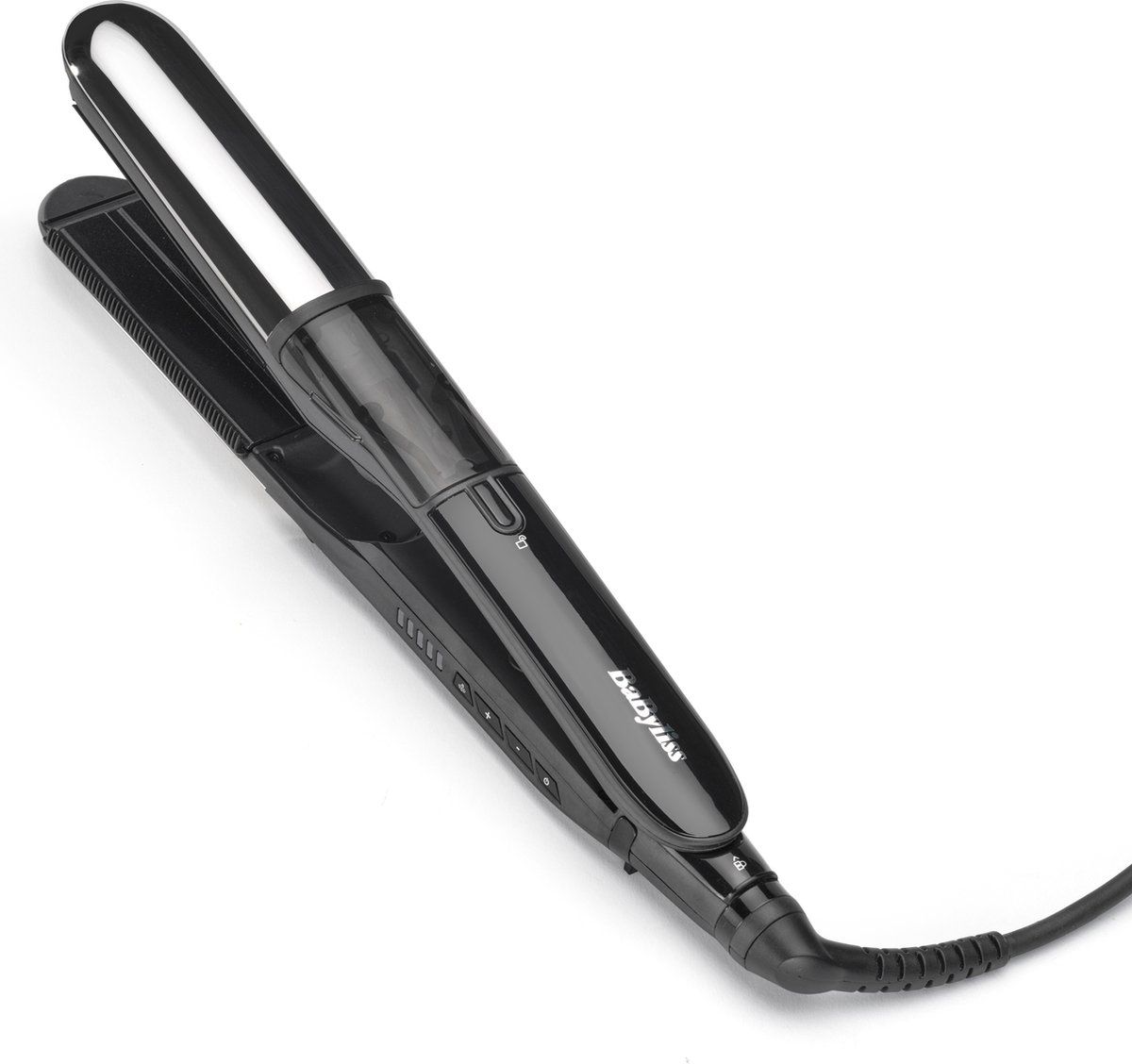 BaByliss 2-in-1 Advanced Steam Shine Styler Stoom Stijltang ST496E - Krultang - Ionische Anti-Frizz functie - 39mm Platen