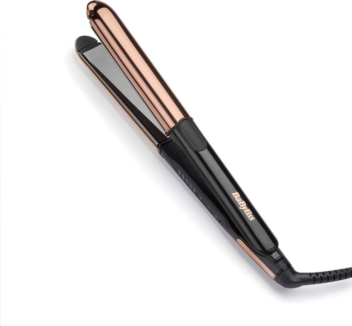 BaByliss Straight & Curl Brilliance Titanium Stijltang ST482E - 2 in 1 krullen en stijlen - Extra lange platen 28mm