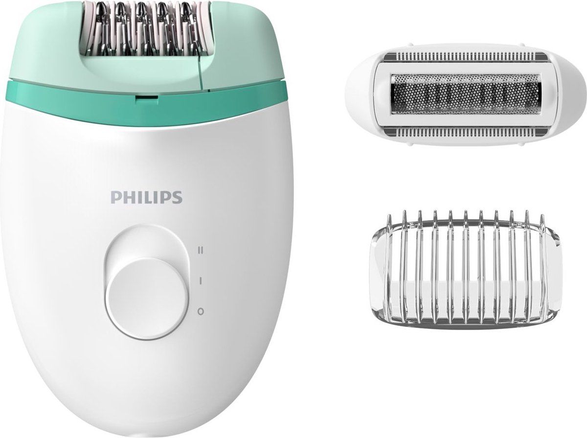 Philips Satinelle Essential BRE245/00 epilator Groen, Wit