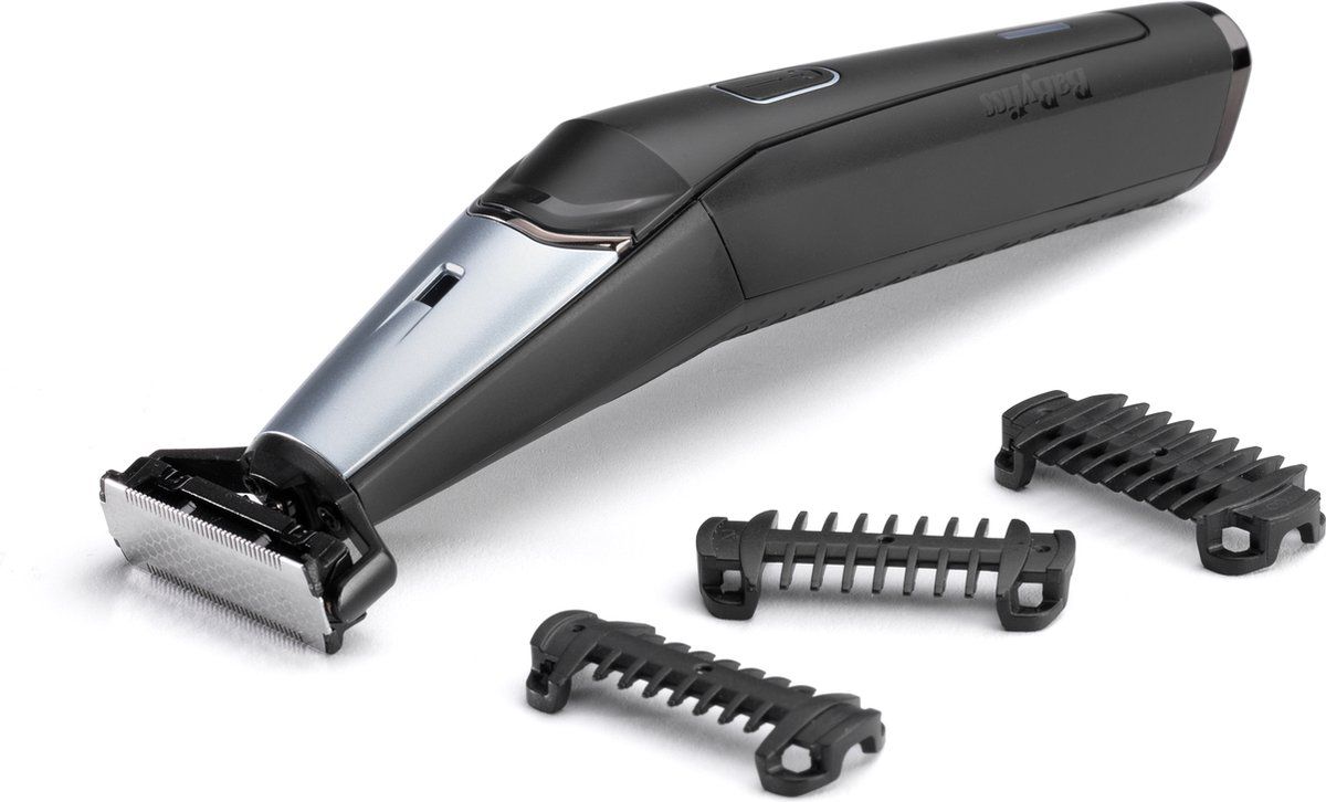 BaByliss Triple S Baardtrimmer T880E - Draadloos Lithium-ion - 3 opzetkammen - Korte baard