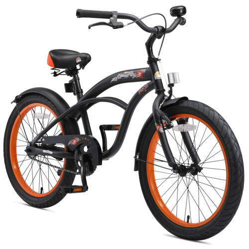 BikeStar Cruiser kinderfiets 20 inch zwart