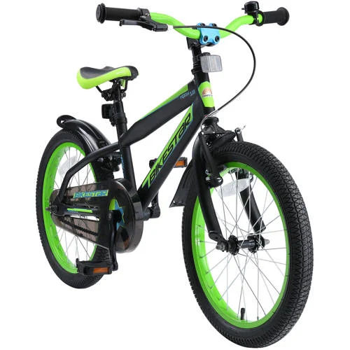 BikeStar Urban Jungle kinderfiets 18 inch zwart /groen