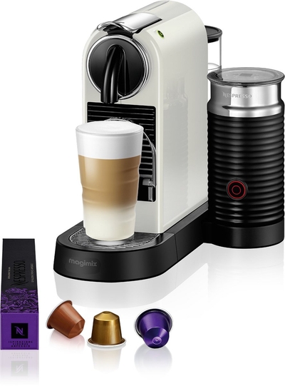 Magimix Nespresso Citiz & Milk met melkopschuimer - Wit