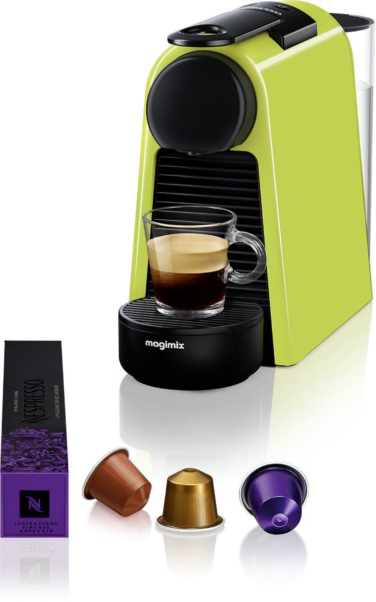 Magimix Nespresso Essenza Mini Limoengroen