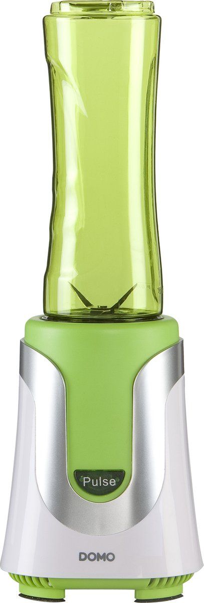 DOMO DO436BL 'My Blender' - Drinkflessen 300ml + 600ml - Blender To Go - Groen