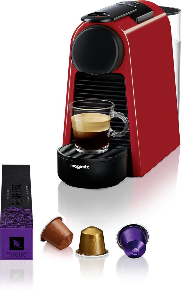 Magimix Nespresso Essenza Mini Rood