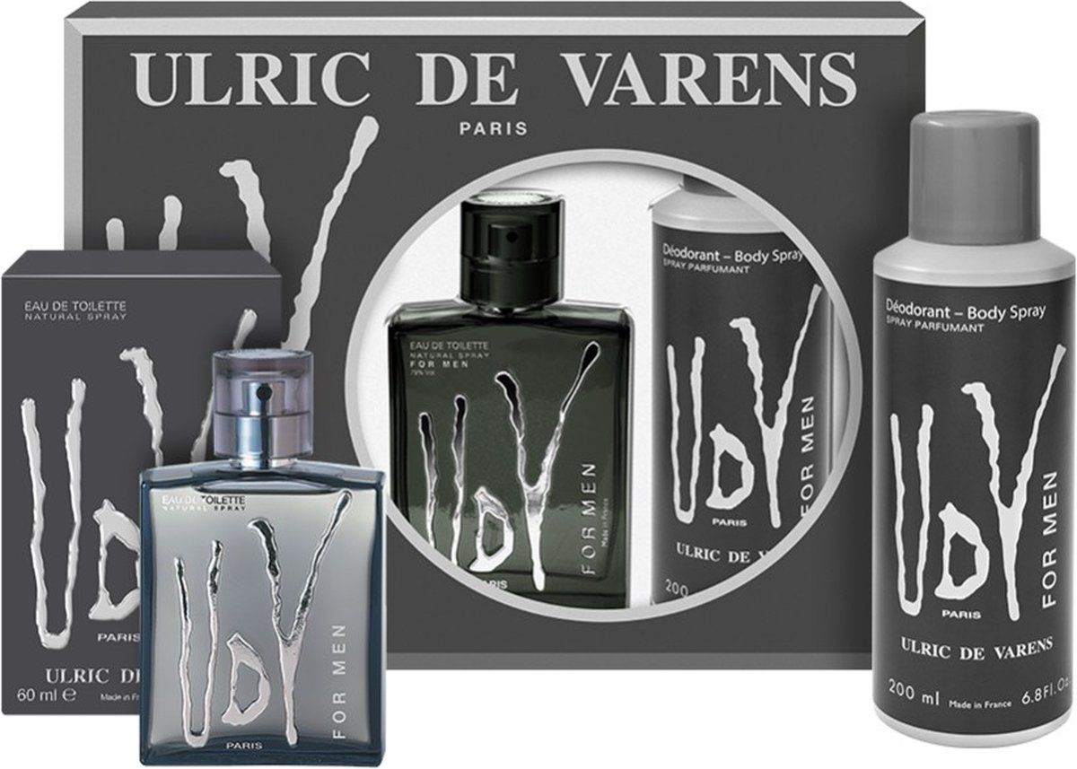 Ulric de Varens - UDV For Men - Geschenkset - Herenparfum 100ml & Deodorant 200ml