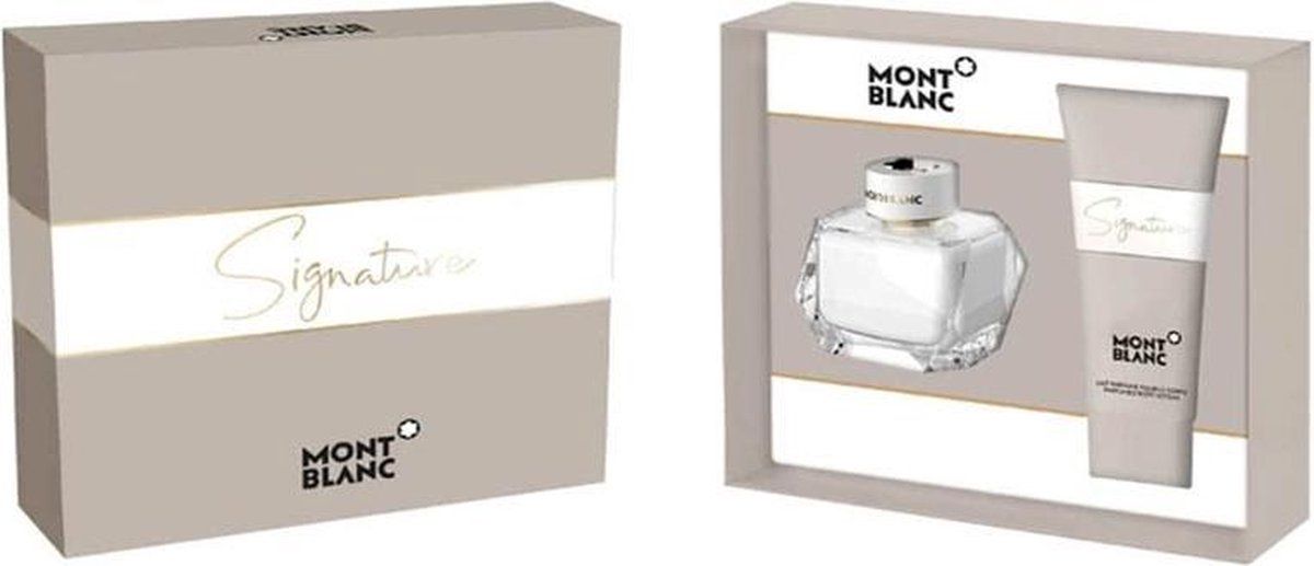 Mont Blanc Signature Giftset - 50 ml eau de parfum spray + 100 ml bodylotion - cadeauset voor dames