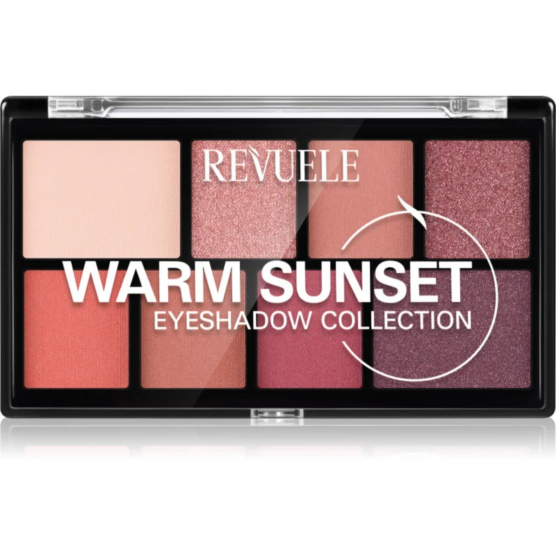 Revuele Eyeshadow Collection Oogschaduw Palette Tint Warm Sunset 15 g