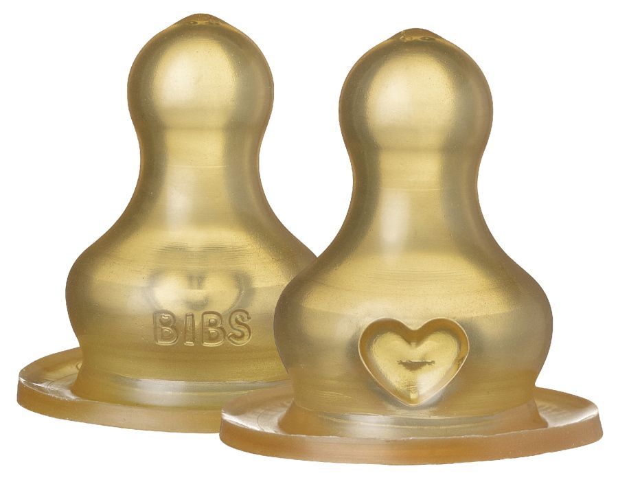 Bibs Medium Flow 2 Stuks Latex Flessenspeen 5000002