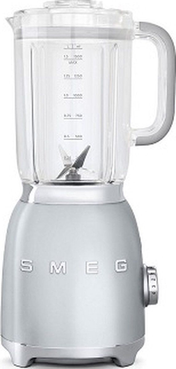 SMEG BLF01SVEU - Blender - Zilver - 800W - 1,5L - Jaren '50 stijl