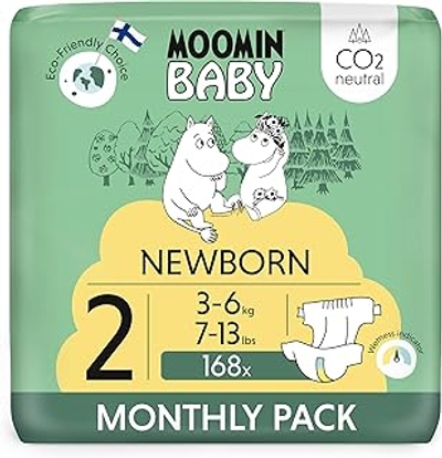 Moomin Baby  luiers maat 2 - 168 stuks