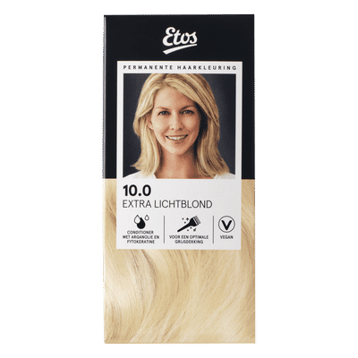 Etos Permanente Haarkleuring 10.0 extra lichtblond