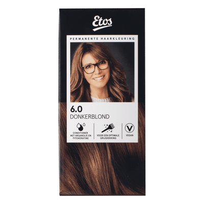 Etos Permanente Haarkleuring 6.0 donkerblond