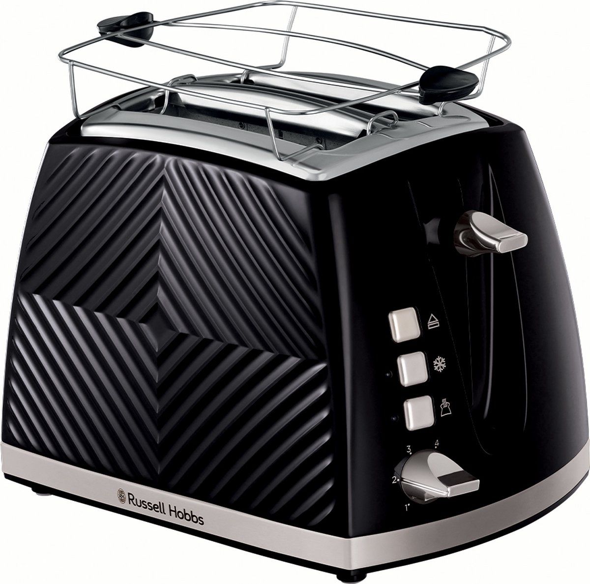 Russell Hobbs Groove Broodrooster - Zwart - 26390-56