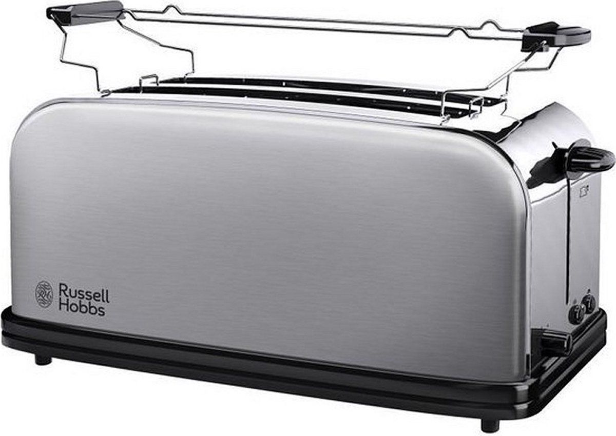 Russell Hobbs 23610-56 Adventure Long Slot 4 snedes - Broodrooster - RVS