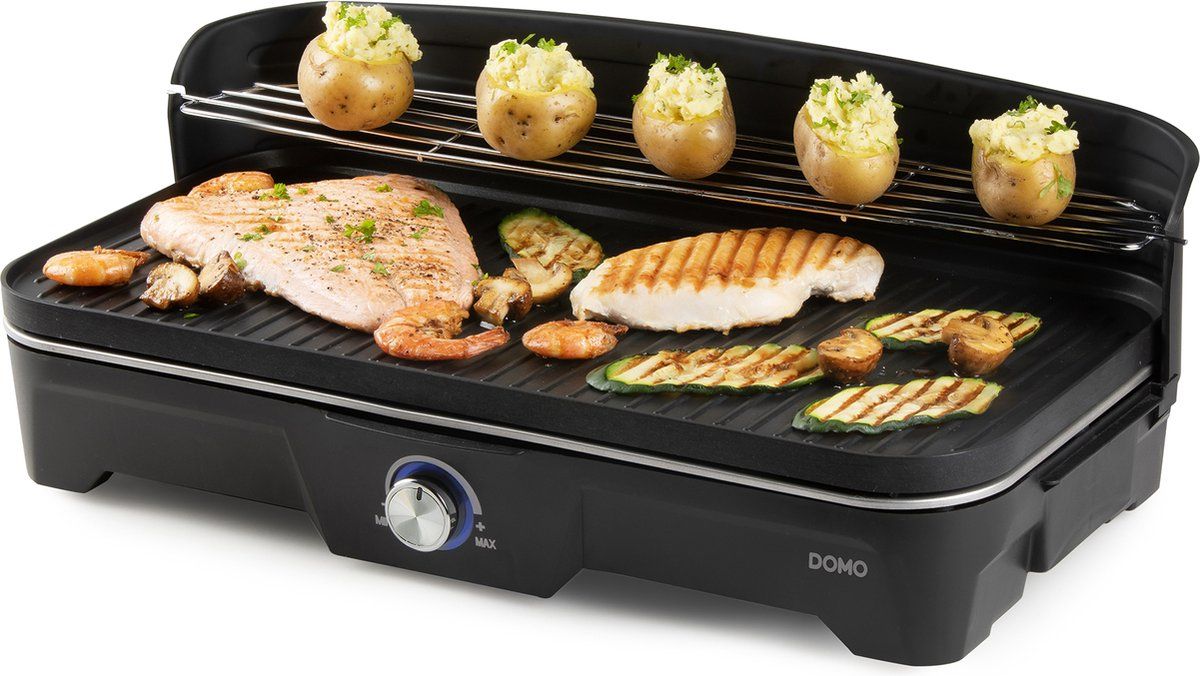 DOMO DO9260G Barbecue tafelgrill met windscherm - 2200W