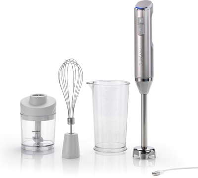 Cuisinart Cordless Pro Hand Blender Draadloze Staafmixer RHB100E - Kloppers / Garde - Maatbeker - Hakmolen - 5 snelheden - Draadloos - Frosted Pearl