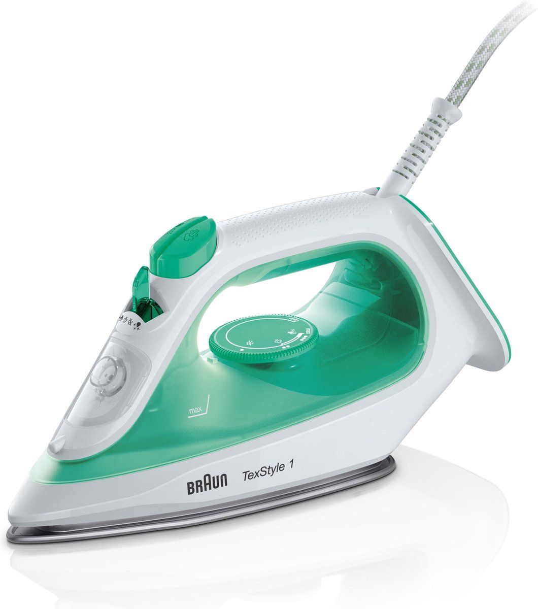 Braun TexStyle 1 SI1040GR - Stoomstrijkijzer - Groen