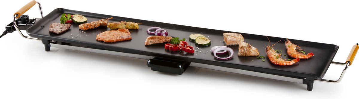 DOMO DO8306TP Teppanyaki 'Family & Friends' XXL - Grillplaat - 8 personen