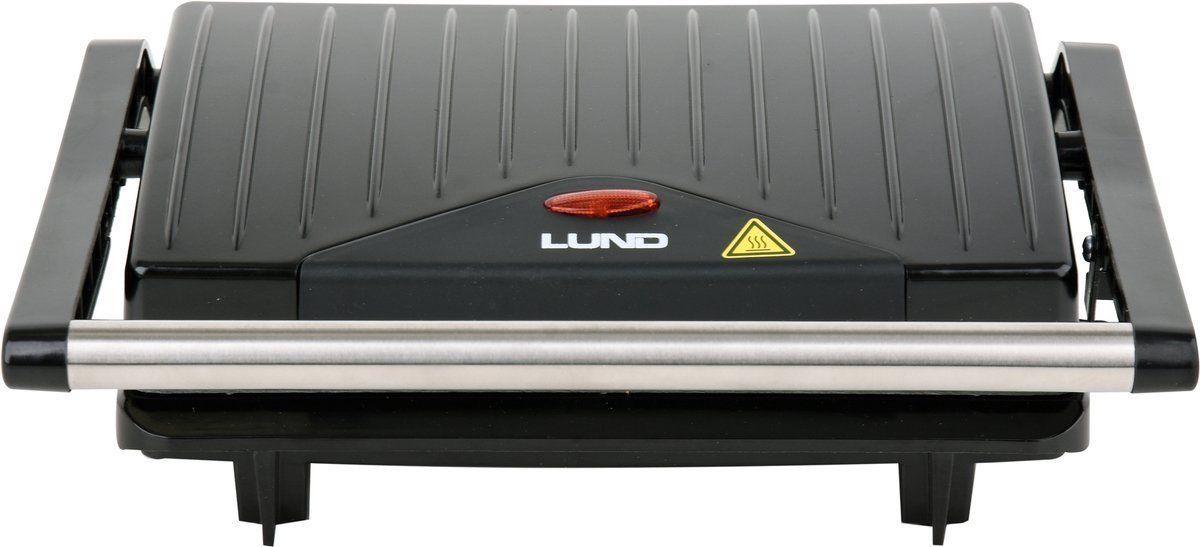 Lund Tosti apparaat/ Panini grill - 750W - Antiaanbaklaag (23 x 14,5 cm)