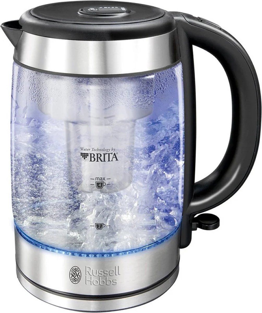 Russell Hobbs 20760-57 Clarity BRITA waterfiltersysteem - Glazen Waterkoker