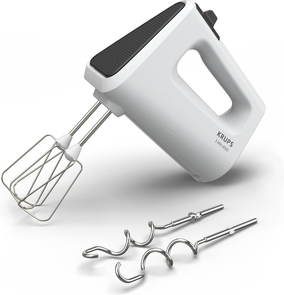 Krups GN400111 Handmixer met Gardes en Kneedhaken - 450W - Wit