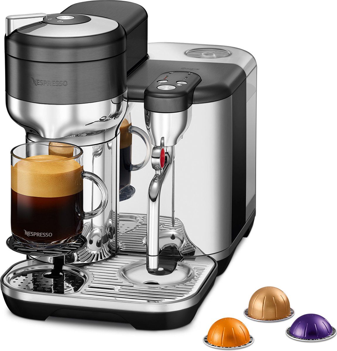 Sage Nespresso Vertuo Creatista SVE850BST4ENL1 Black Stainless Steel