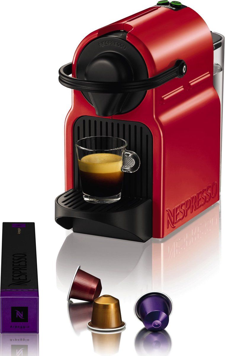 Krups Nespresso Inissia XN1005 - Koffiecupmachine - Rood