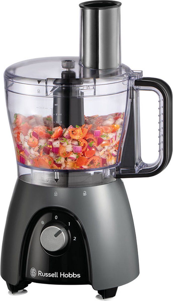 Russell Hobbs Desire Matte Charcoal foodprocessor - 27111-56