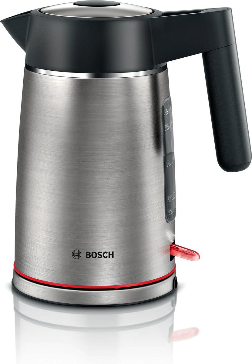 Bosch TWK6M480 waterkoker 1,7 l 2400 W Zwart, Roestvrijstaal