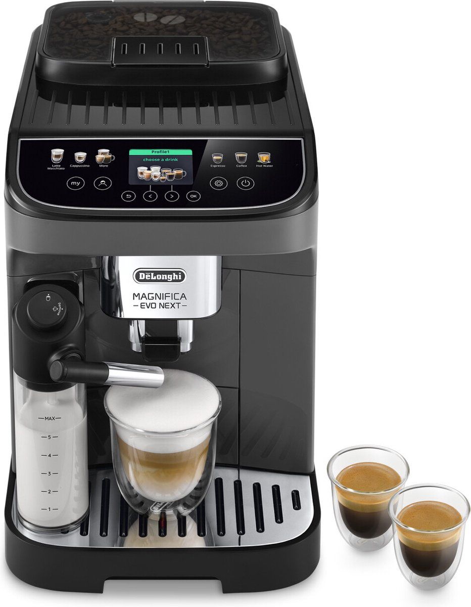 De'Longhi Magnifica Evo Next ECAM310.60.GB - Volautomatische espressomachine - Grey